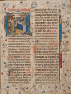 Missal donated by land commander Johan van de Sande, c. 1415